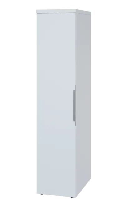 SIST 5 - 42 šatní skříň, 1-dveřová, tyč, levá, 1820x400x600, bílá